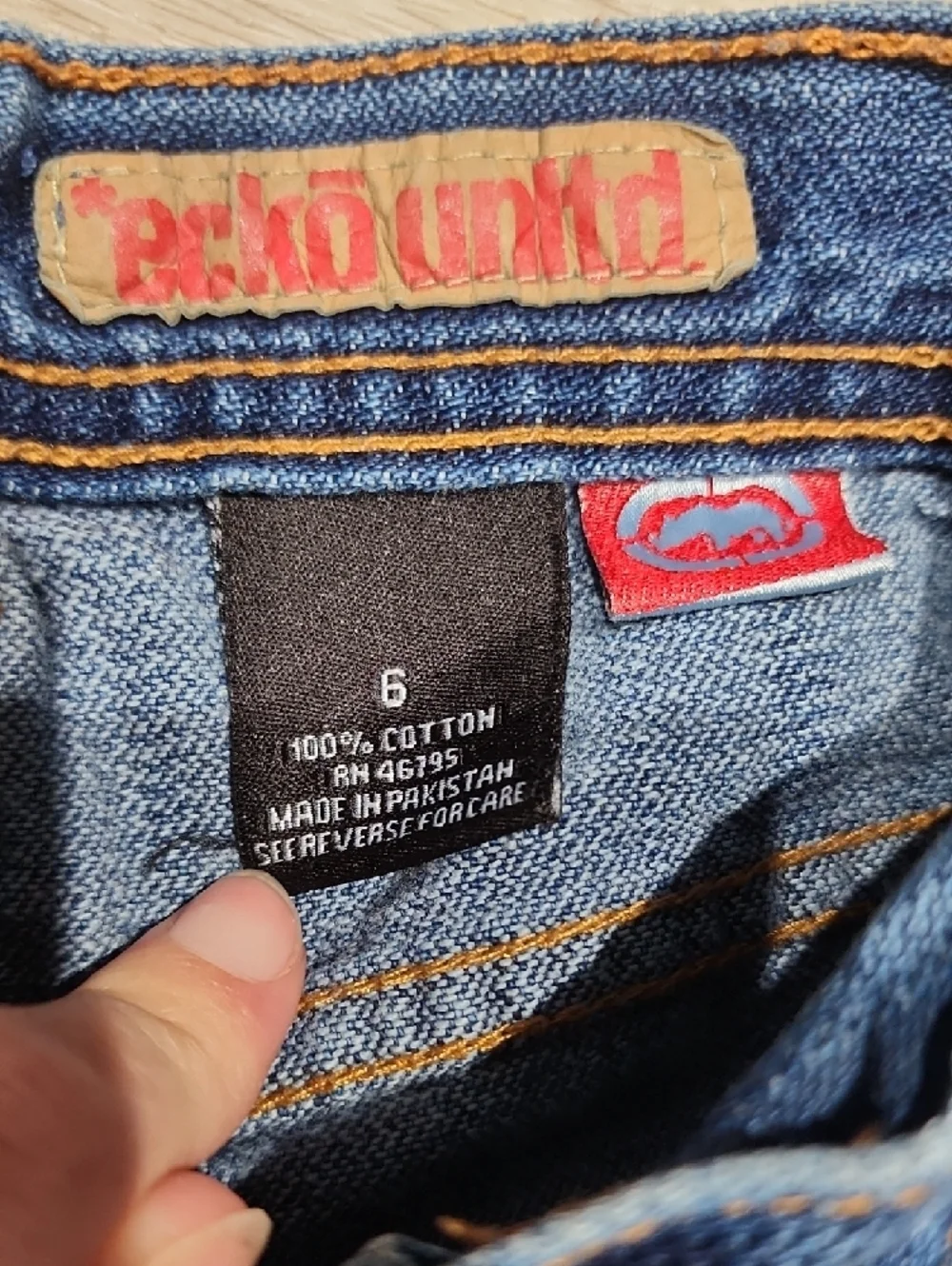 Ecko Unlimited Kids Straight-Leg Jeans in Dark Blue Size 6